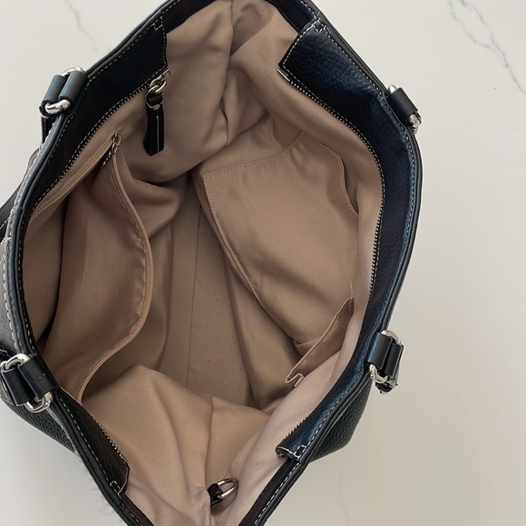 Coach Hamilton black pebbled leather large tote - Picture 5 of 11